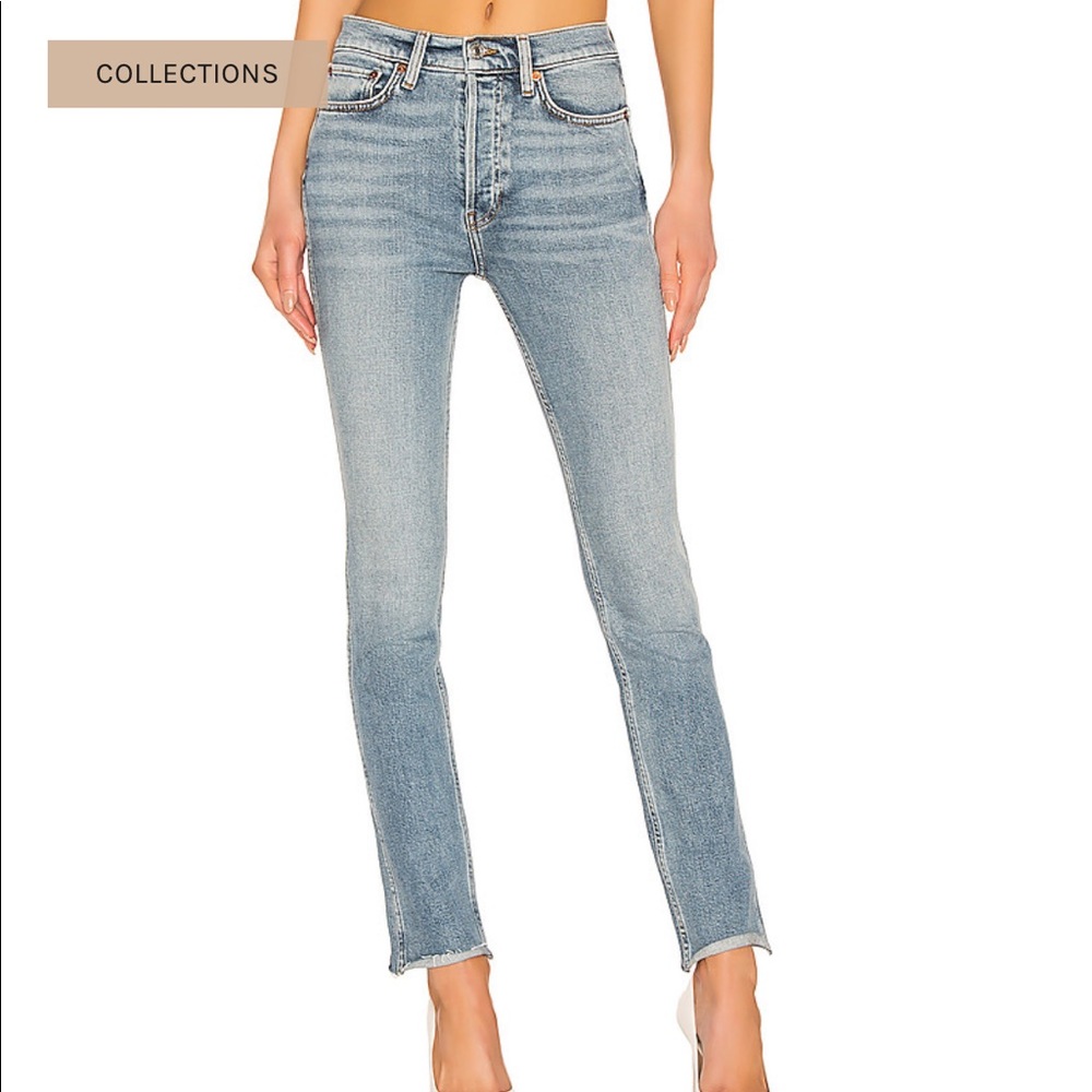 RE/DONE Double Needle Long in Light 41- Sz 24
